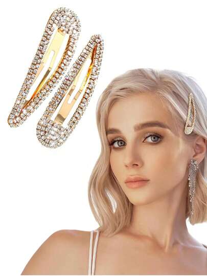 2pcs/8pcs Women's Drop Rhinestone Hairpin Fashion Sweet Socialite BB Clip Casual Side Clip Shiny One-Line Clip Hair Accessories For Women Buns, Wedding Hairstyles And Bridal Accessories,Hair Accessories,Hair Accessories Women, Hair Accessory, Hair Accessories Women, Hair Accessories, Hair Tools, Curly Hair Accessory, Fall,Travel,Hair Tools,Accessories Women,Hair Stuff,Fall,Hair Accessories, Travel,Hair Accessories Women,Hair Accessory Women,Hair Tools,Hair Stuff,Stuff,Beauty Accessories,Gifts,Travel,Gifts For Women,Hair Stuff,Stocking Stuffers