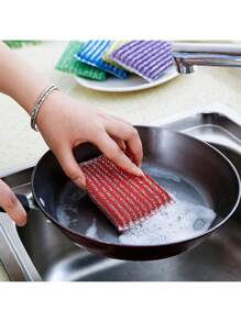 10 块洗碗海绵，家用厨房双面清洁海绵块，锅碗瓢盆清洁刷 - 混色隨機 - 查看 7