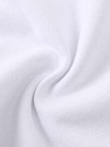 夏季婴儿无袖白色连体衣 - 白色 - 查看 7