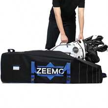 ZEEMO Golf Travel Bag Midlle Openning Black - as pic - View 4
