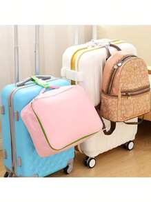 1 peça de alças coloridas para bagagem, fivela de segurança ajustável e portátil para viagem, acessórios de viagem para bagagem, fácil de transportar, alças práticas para uso externo para viagens de carro, alças para bagagem com fivela externa, cordão anti-perda para bagagem