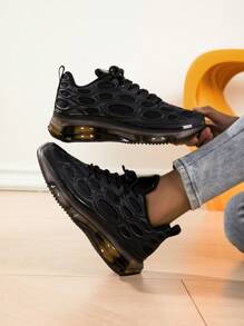 Women's Premium Stylish Rainbow Low-Top Lace-Up Sneakers, Classic Comfortable Breathable Soft Sole Sports Shoes For Casual, Tennis, Running, Walking All Seasons, Fashion Cushioned Shock Absorbing Shoes