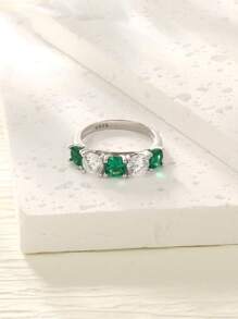 925 Sterling Silver Elegant Finger Ring, Suitable For Daily Wear, Wedding Anniversary Gift, Fashion Quality Ring
