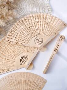 Personalized Wedding Fan Favors/Wedding Folding Fans/Wedding Ceremony Fans/Rustic Favor Hand Fan/Ceremony Favor For Guest/Custom Party Fans, Wedding Fans With Tassel Wedding Favors For Guests Bridal Sandalwood Fan Summer Party Favor Folding Hand Fan Fans For Outdoor Wedding
