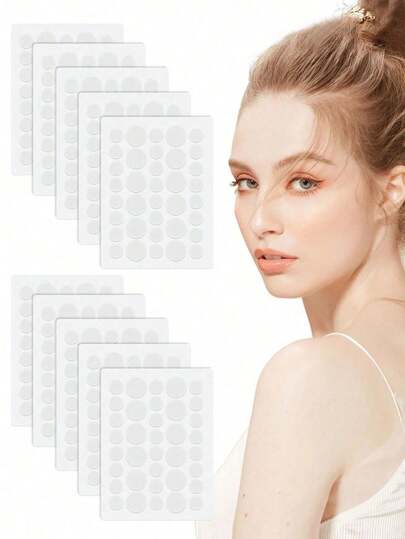 360-36 pièces Patch couvrant les défauts du visage, imperméable et respirant. Doux et non irritant, à utiliser pour les soins de la peau du visage. Autocollants de bandes dessinées amusantes, imperméables et anti-transpiration, mini-autocollants adaptés aux réunions, bureaux, Halloween et autres occasions avec des autocollants mignons