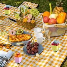 10/20/25/50/100pcs Square Mousse Cup, Dessert Cup, Pudding Cup, Suitable For Desserts, Juices, Smoothies, Mini Cups - Clear - View 10