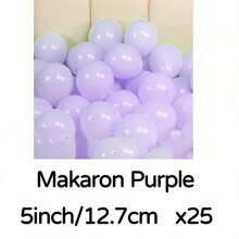 MZYI.LINGER 25 Stücke Macaron-Ballons aus weichen Süßigkeiten (5 Zoll), süße bunte Mini-Ballons, geeignet für Geburtstagsfeiern, Hochzeitsfeiern, Heimdekoration, Partyzubehör, Weihnachtsdekoration, Valentinstagsdekoration