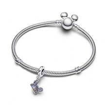 Disney 1 Piece Of 925  Sterling Silver Pendant Bead Necklace, Suitable For The Original DI.Y Bracelet, Women's Birthday Engagement Fashion Jewelry Gift Hot-Selling Style.