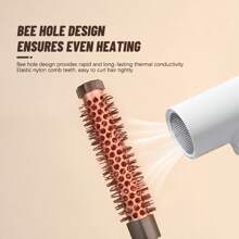3 In 1 Small Round Brush Kit, 3/7 1/2 5/8 Inch Barrel HairBrush For Blow Drying, Soft Bristles Style Volumize Hair Brush For Women Men, Short Hair, Bangs, Roots, Curling, Straight - #11/ #13/ #16 Round Brush Set