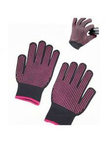 Set de herramientas para el cuidado y peinado del cabello: 6/4/2/1 piezas de peine rizado de silicona con perlas de doble/un solo lado, rizador, plancha de pelo, guantes resistentes al calor