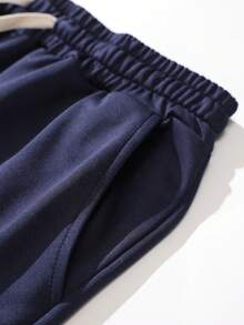 Herren luftige, leichte Sporthose, ideal für den Sommer. Mit minimalistischem Unifarben-Design, Kordelzug und elastischem Bund. Geeignet für verschiedene Anlässe: Pendeln, Lässig Kleidung, Joggen und Einkaufen. Auch ein tolles Geschenk für Freund oder Ehemann. - Königsblau - Übersicht 9