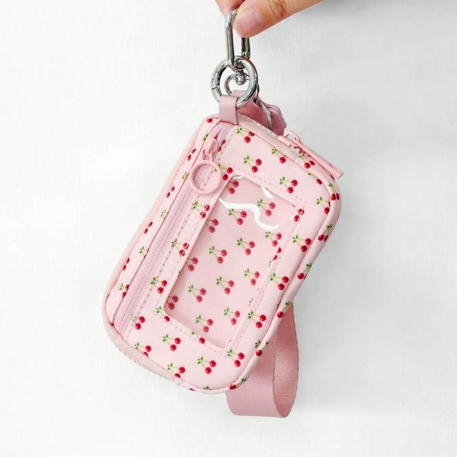 VALUEWIN All-In-One Women's Keychain Wallet – Small Leather Zipper Key Pouch Multifunctional Key Holder For Car/House Keys Compact & Lightweight Wallet Mini Wallet Purse Wallet - Multicolor - View 1