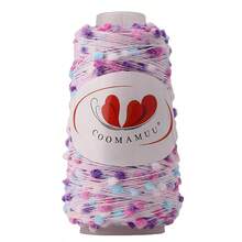 1 pièce Fil de cachemire multicolore de 50g/boule. Fil à tricoter à la main, fil de laine à crocheter pour faire des écharpes et des chapeaux faits main en DIY - Multicolore - Voir 7
