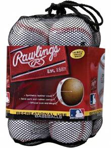 Rawlings OLB3 - Pelotas de béisbol de Grado recreativo, 3 o Bolsa de 12 - Bolsa de 12 unidades - Ver 10