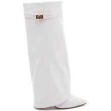 Hoher Flaschenkörper, spitz zulaufender Flaschenhals, dekorativer Verschluss und minimalistisches Design - Weiß 8623 - Übersicht 3