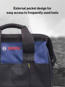 BOSCH Professional Tool Bag 34x24cm Waterproof Wear-Resistant(Manually Measured, Possible Error Of 1-3cm)