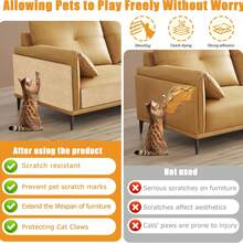 DIY 一片式定制自粘式多色猫抓板，适用于猫爬架、猫家具保护垫、沙发、台阶、地板、墙壁、地面保护、猫抓板、理想的猫家具保护、多色、深灰色、浅灰色、米色、咖啡色