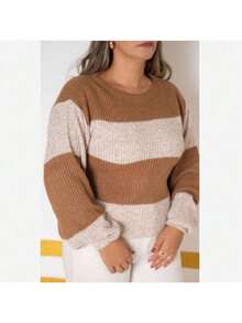 Women's Winter Warm And Comfortable Mousse Knit Blouse - TILE - View 6