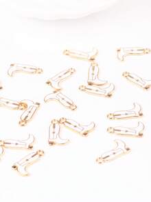 10 件/包高跟鞋形状吊坠 DIY 珠宝配件 适用于项链手链装饰