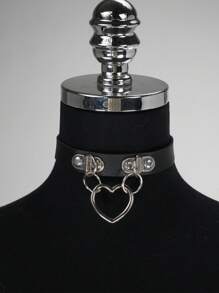 Women's Fashion Classic Black Pu Leather Collar Necklace Gothic Minimalist Necklace Daily Wear Costume Accessories Cat Collar Role Play Accessories Sexy Lingerie Accessories