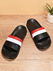 Ciabatte moda classiche da uomo, sandali da passeggio per esterni, slides casual da spiaggia, sandali leggeri con cinturino, ciabatte da bagno di grandi dimensioni