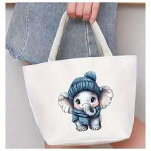 1/2/4 件可爱大象闪光热转印贴片 - 4 种设计：冬帽、花冠、闪亮宝石和玫瑰、可洗乙烯基适用于 T 恤、连帽衫、裤子、背包、大象礼物、DIY 时尚装饰、个性化服装、有趣的动物图案、精致的织物贴片、鲜艳的色彩