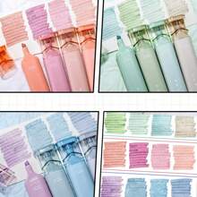 4pcs/Box Colorful Glitter Highlighter Pens For Students' Diy Marking And Doodling Back To School