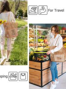 Bolso de hombro transparente de malla para niña, una bolsa de transporte de gran capacidad y con estilo, adecuada para uso diario