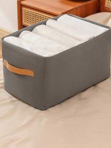 1pc Clothing Storage Box, Thickened Toy Storage Basket, Clothing And Pants Storage Box, Dormitory Household Miscellaneous Storage Box. - Multicolor - View 9