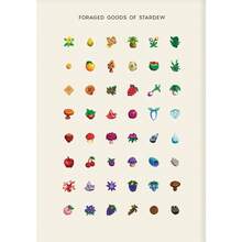 1pc Butterflies Insects Stardew Valley Seeds Foraged Gems Minerals Poster Print Wall Art Pictures Canvas Painting Room Home Decor Optional Frame - Multicolor - View 39