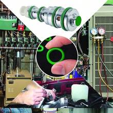 530pcs 18 Sizes Rubber Air Conditioning O Rings Universal Car Auto Repair Tools Refrigerant Ring Sets With Plastic Box - Green - View 4