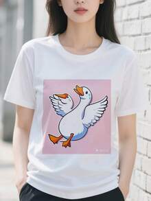Women T-Shirts - White - View 4