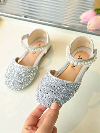 Spring New Girls Fashion Princess Shoes, Comfortable Children Hollow Out Sandals, Fashionable Glass Shoes Casual & Holiday Wear For Little Girls