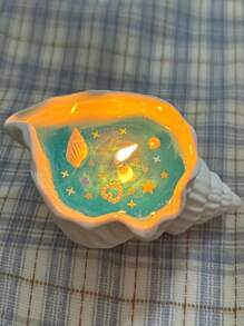 Vela de Aroma de Concha, Enfeite de Aroma de Concha do Mar, Presente Criativo Feito à Mão para o Aniversário da Namorada, Acompanhante