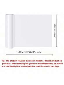 1pc PVC Cat Scratch Furniture Protector - Protects Sofa From Cat Claws, Transparent Flexible Plastic Protective Film, Single-Sided Sticky Anti-Scratch Training Tape - Easy To Apply - Clear - View 14