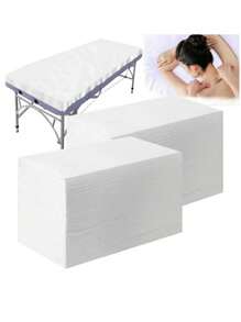 20/100Pcs Disposable Bed Sheets Beauty Salon Spa Massage Non-Woven Breathable Bed Sheets,Beauty Salon Massage Bed Sheet Pad Sheet Massage Special Non-Woven Thickened80*180cm Table Cover Eyelash Extension Tattoo Travel