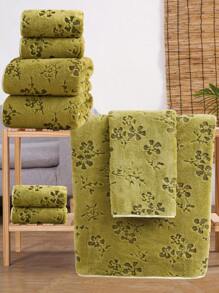 1/3pcs Coral Fleece Soft Embossed Solid Color Bath Towel Or Hand Towel, Polyester Absorbent Quick Dry, Home Bathroom, Multiple Sizes Available Shower Towels For Beaty Salon, Hotel Sports,Home Essentials, Towel, Skin Care Bath Towel Sheet