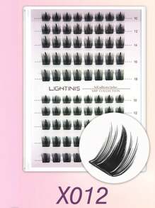 80/100 racimos DIY de pestañas postizas falsas pequeñas y delgadas, pestañas segmentadas, con rizado C+D ligero, pestañas individuales autoinjertas