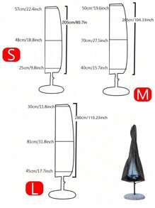 Dust-Proof Rain Cover For Outdoor Sunshade Umbrella, Patio Umbrella, Beach Umbrella, Large Canopy Umbrella Cover