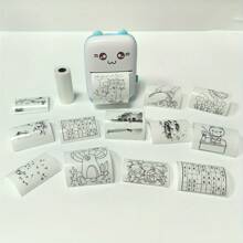 1 Roll Transparent Adhesive Thermal Paper Can Print Pictures, Photos, DIY Scrapbooking, Notes, Lists, Memo And More, Small Mini Printer Universal