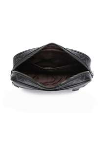 Bolso de embrague de hombre clásico de PU, con patrón vintage de flores antiguas, diseño de múltiples bolsillos, bolso de hombro/bandolera de gran capacidad para negocios, cartera de muñeca para oficina y uso diario