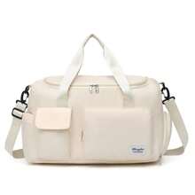 Summer New Arrival Nylon Travel Bags For Women & Men – Mother's Day Gift With Dedicated Shoe Compartment, Expandable Waterproof Duffle Bag For Gym/Weekend/Vacation, Foldable Lightweight Luggage With Dry-Wet Separation, Sakura Pink Carry-On Bag For Beach, College, Hospital, Holiday Trips (2025 Summer Collection)