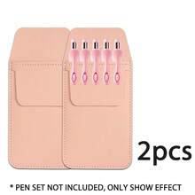 Multi-Layer Doctor And Nurse Stationery Box -1 To 2 Interlayer PU Leather Storage Boxes, Suitable For Medical Tools, Makeup Brushes And Art Supplies. Fixed Pocket And Pen Holder (Lightweight Chest Pocket Design