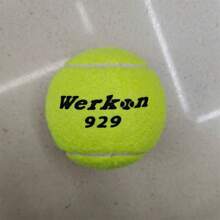 3 piezas de pelotas de tenis de alta calidad que cumplen con el estándar, alta elasticidad, duraderas, hechas de lana, para partidos y entrenamiento, adecuadas para clase de educación física estudiantil (3 piezas/bolsa)