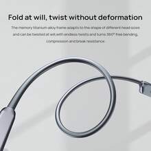 Lenovo 新一代骨傳導藍牙耳機X4 定向傳音3.0技術 無損音質 超低延遲 多設備秒切 黑色 - 黑色 - 查看 3