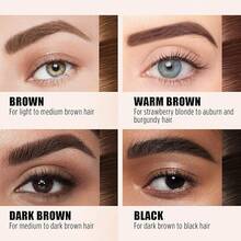Cilrofelr Tattoo Peel Off Eyebrow Gel Tint, Semi Permanent Tattoo Brow Peel Off Tint Gel, Last Up To 3 Days, Waterproof, Transfer-Proof, Fuller & Defined Looking Brows, Dark Brown (2 Pack) - Dark Brown - View 5