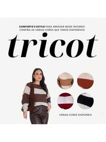 Women's Winter Warm And Comfortable Mousse Knit Blouse - TILE - View 4