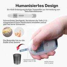 Sinocare (Without Meter)Accu Blood Glucose 50 Test Strips And 50 Lancets - Nur 50 Blutzuckertests - View 5