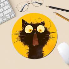 Mouse Pad Pequeno e Fofo com Base de Borracha Antiderrapante, Tapete de Mouse Engraçado Adequado para Mouse de Computador Sem Fio, Escrivaninha, Laptop, Escritório, Decoração Doméstica, Presente de Suprimentos de Escritório Adorável para Mulheres e Meninas