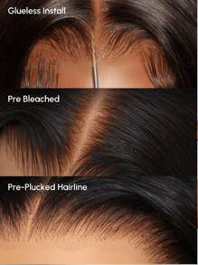 UNice Hair Reddish Brown Afro Kinky Curly Wig 7x5 Pre Cut Pre Bleached Pre Plucked Bye Bye Knots Wear Go Glueless Wig 180% Density Lace Front Wigs For Women